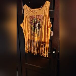 Torrid Fringe Graphic Tank Top